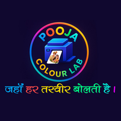 Pooja Colour Lab Logo
